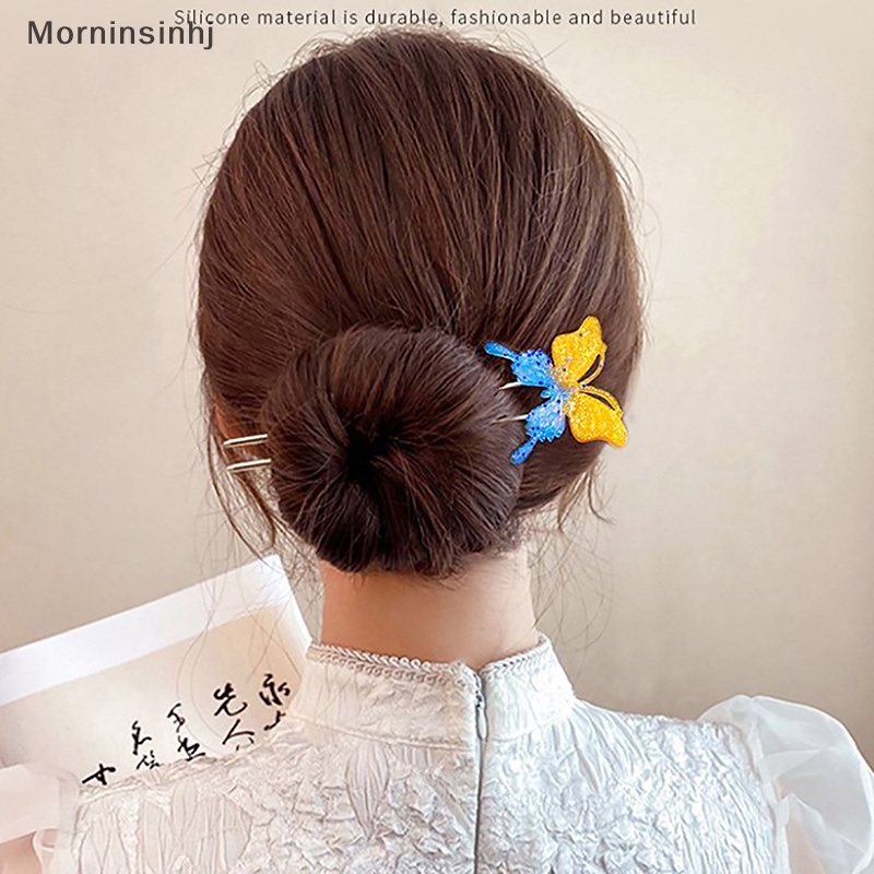 Mornin Fashion Kristal Epoxy Rambut Klip Silikon Cetakan DIY Handmade Hair Clip UV Resin Cetakan Aksesoris Rambut id