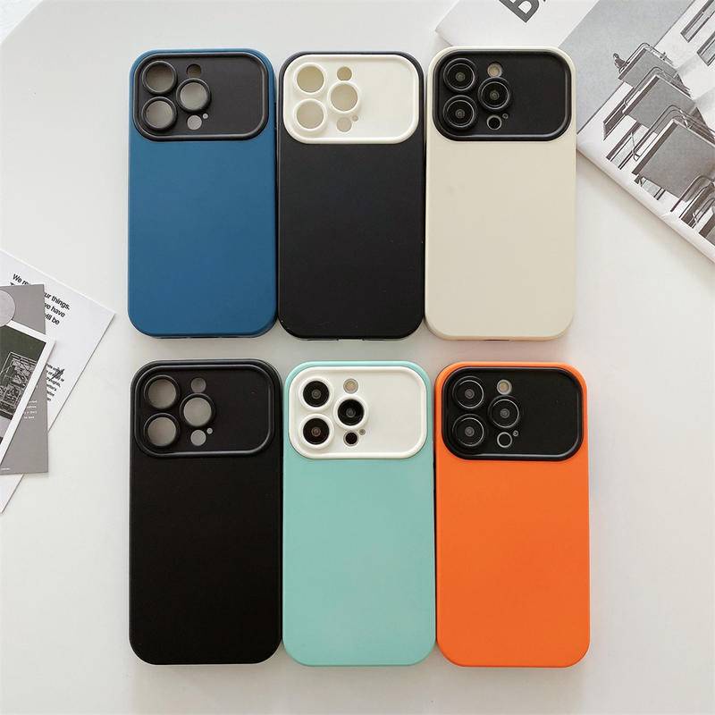 IPHONE Casing Silikon Cair Lembut Untuk iPhone12 11 Pro MAX XS MAX X XR Perlindungan Lensa Penuh Penutup Belakang Untuk iPhone12 iPhone11