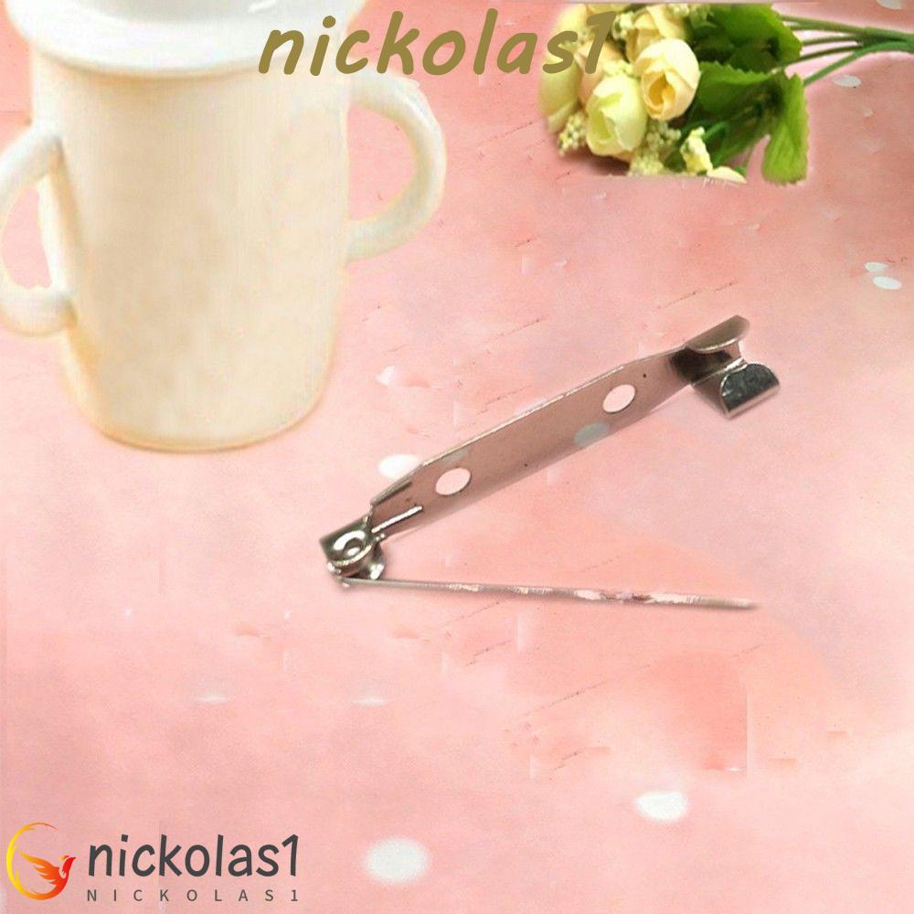 Nickolas1 Bros Musim Panas Aksesoris Gaun Penjualan Panas Rolling Menangkap Bros Pin 25 mm Bros Silvery Putih Peniti