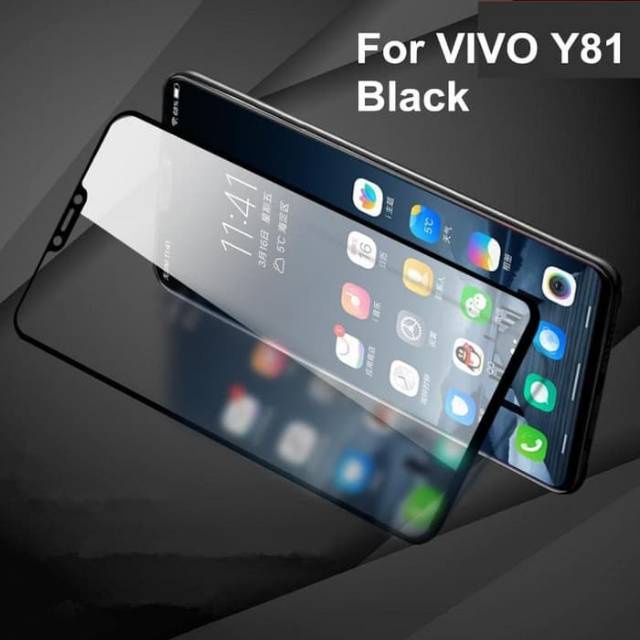 Tempered Glass VIVO Y81 ANTI GORES VIVO FULL COVER bening.