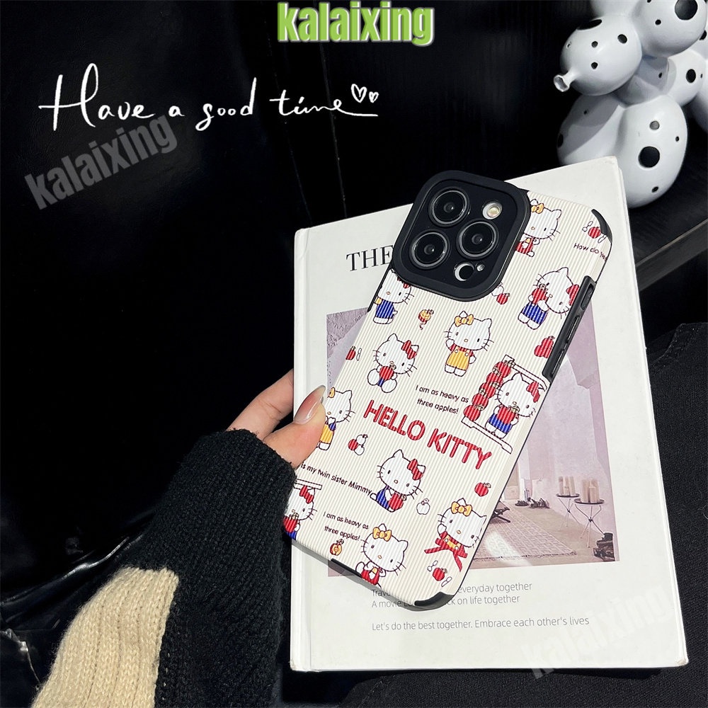 IPHONE Soft Case Hello Kitty Untuk Iphone11 12 13 14 Pro Max14 Plus Xs Max X XR 7 8 Plus Sarung Belakang Lembut