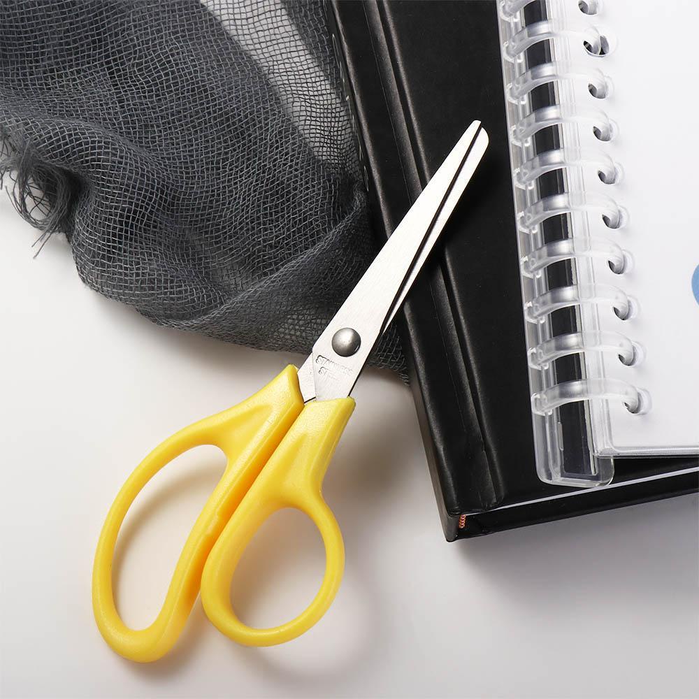【 ELEGANT 】 Gunting Siswa Anak Gife Gadis Hadiah Untuk Kertas Handmade Tools Perlengkapan Kantor Diy Alat Pemotong Perlengkapan Sekolah Alat Tulis Tk Sekolah Gunting Garis Ikan