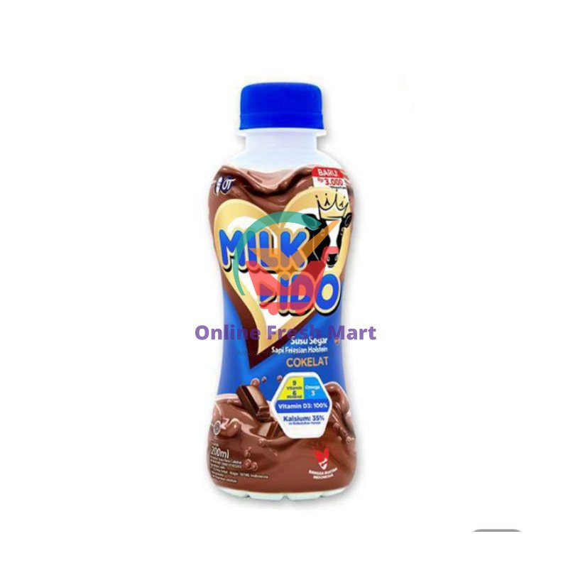 

MILKIDO Susu Cokelat Pet 200 ml - Online Fresh Mart Denpasar
