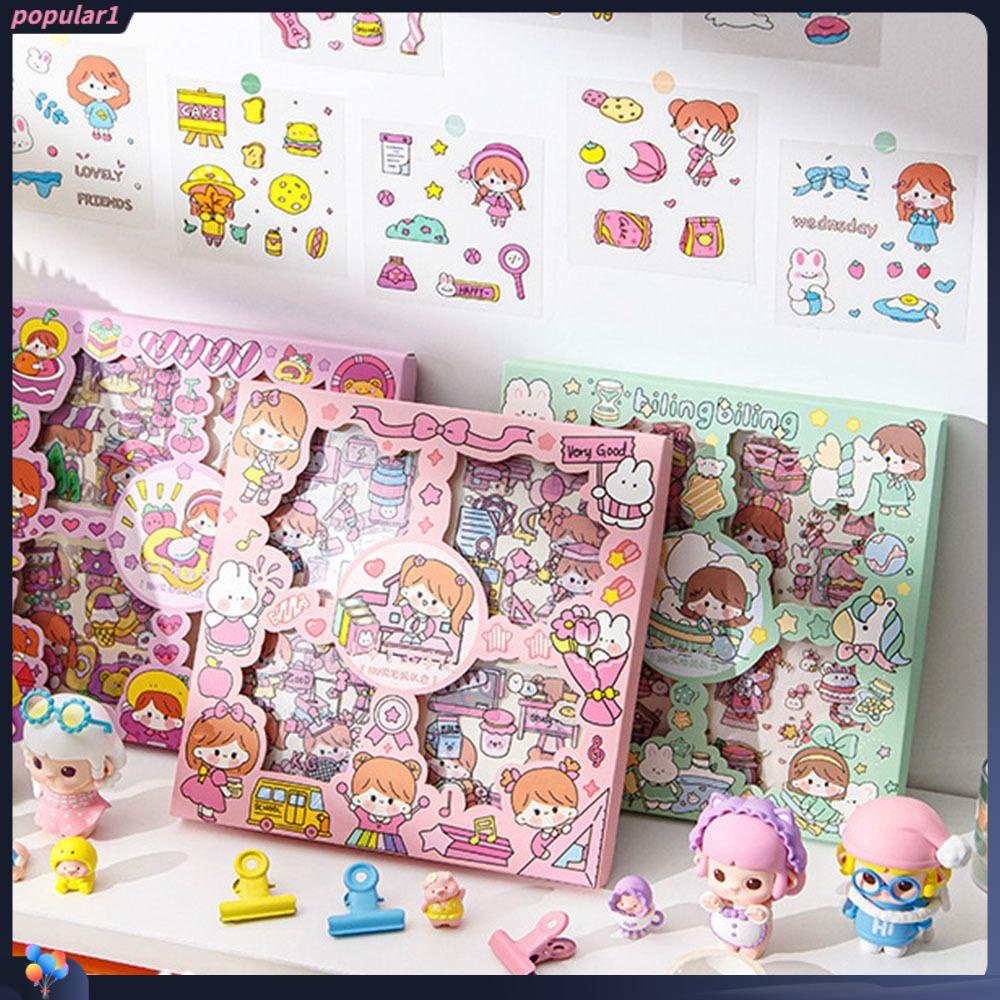 Populer 100lembar/set Stiker High Quality Tangan Akun Laptop Dekorasi Scrapbooking