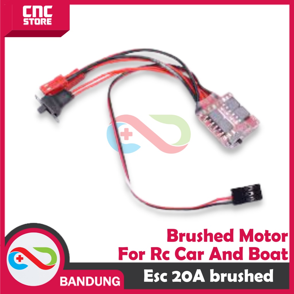 ESC 20A BRUSH MOTOR SPEED CONTROLLER WITH BRAKE