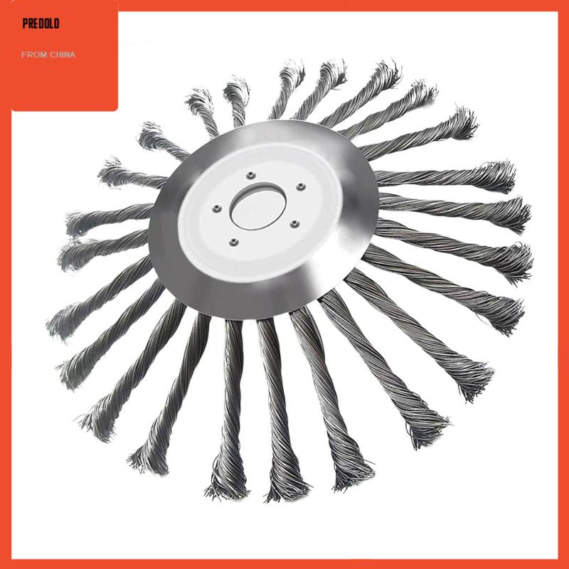 [Predolo] Kepala Trimmer Pemotong Sikat Putar Kawat Baja Untuk Brush Cutter Loggers Dusting