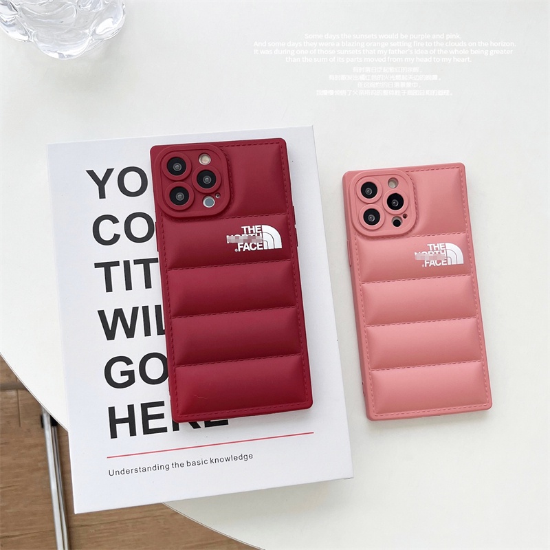 IPHONE Soft Cover Frosted Persegi Utara Mewah Cocok Untuk Iphone14 13 12 11 Pro Max Casing TPU Perlindungan Jatuh