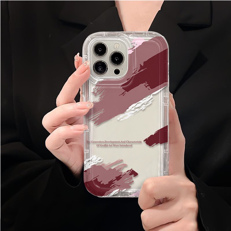 IPHONE Soft Phone Case Kompatibel Untuk Iphone11 14 13 12 Pro XS Max Casing X XR 7+ 8plus Transparan TPU Silikon Shockproof Cover