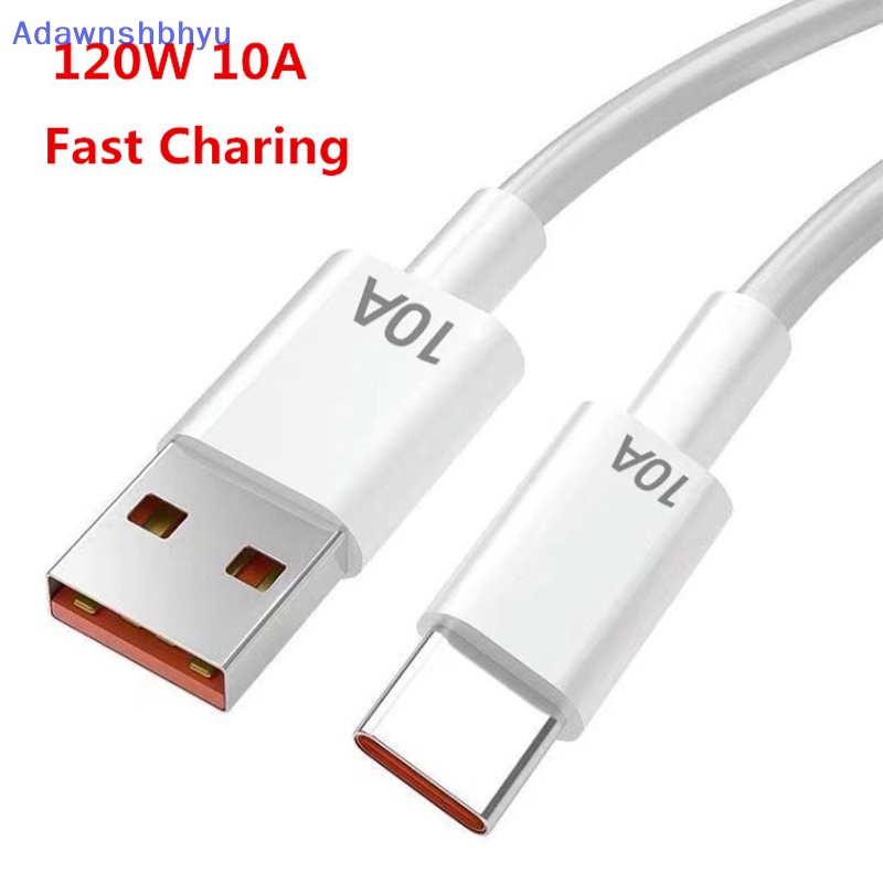 Adhyu 120W 10A USB Tipe C Kabel USB Jalur Charing Super Cepat Untuk Ponsel Kabel Data ID