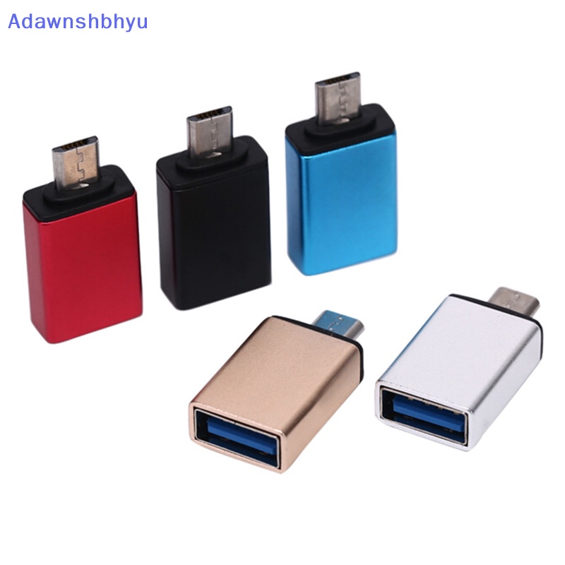 Adhyu Micro USB B Male to USB 2.0 A Female OTG Adapter Converter Kabel Portable ID