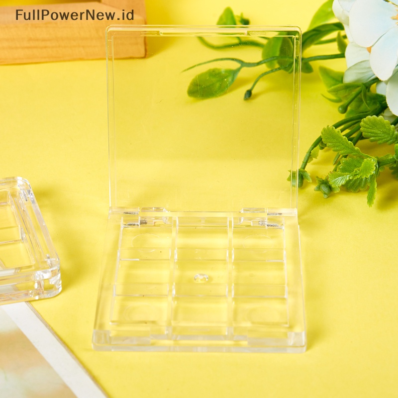 Power Nail Tip Box4 /9 Grids Tempat Penyimpanan Kosong Nail Art Organizer Container Box ID