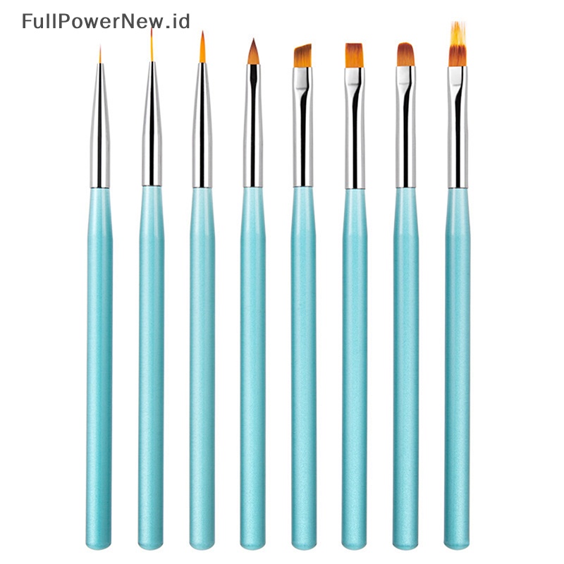 Power Nail Brush Acrylic Nail Art Brushes Professional Gel Liner Alat Paing Bunga ID