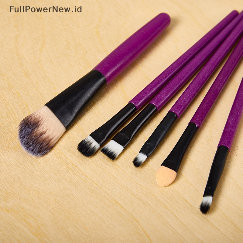 Power Pro 20pcs Set Kuas Makeup Bedak Foundation Eyeshadow Eyeliner Lip Brushes Alat ID