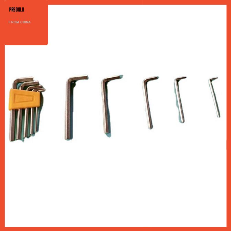 [Predolo] 5x Hex Key Set Compact Kunci Pas Allen Multifungsi Untuk Mobil Sepeda Motor