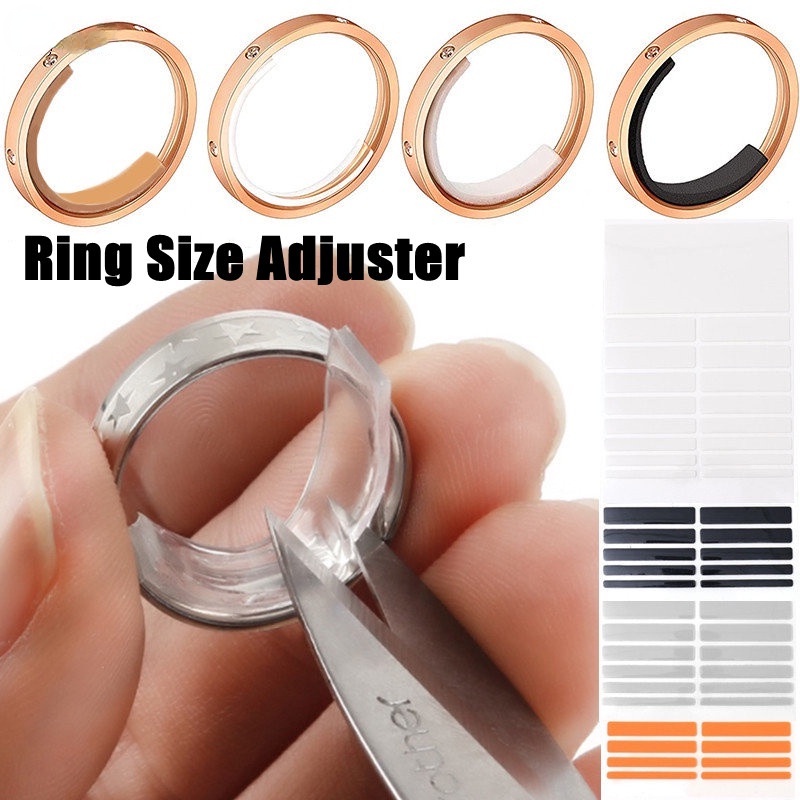 [HOT Sale] Self-adhesive Tool Invisible Single sided Pad Ring Size Menyesuaikan Anti-slip Traceless Silikon Ring Adjustment Pad 1Sheet Square