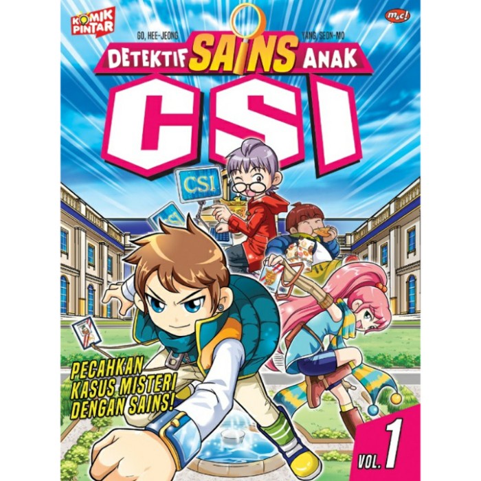 [AJ] Komik Pintar : Detektif Sains Anak CSI Vol. 1 2 3 4 5 6 7 8 9 10 11 12 - VOL. 1