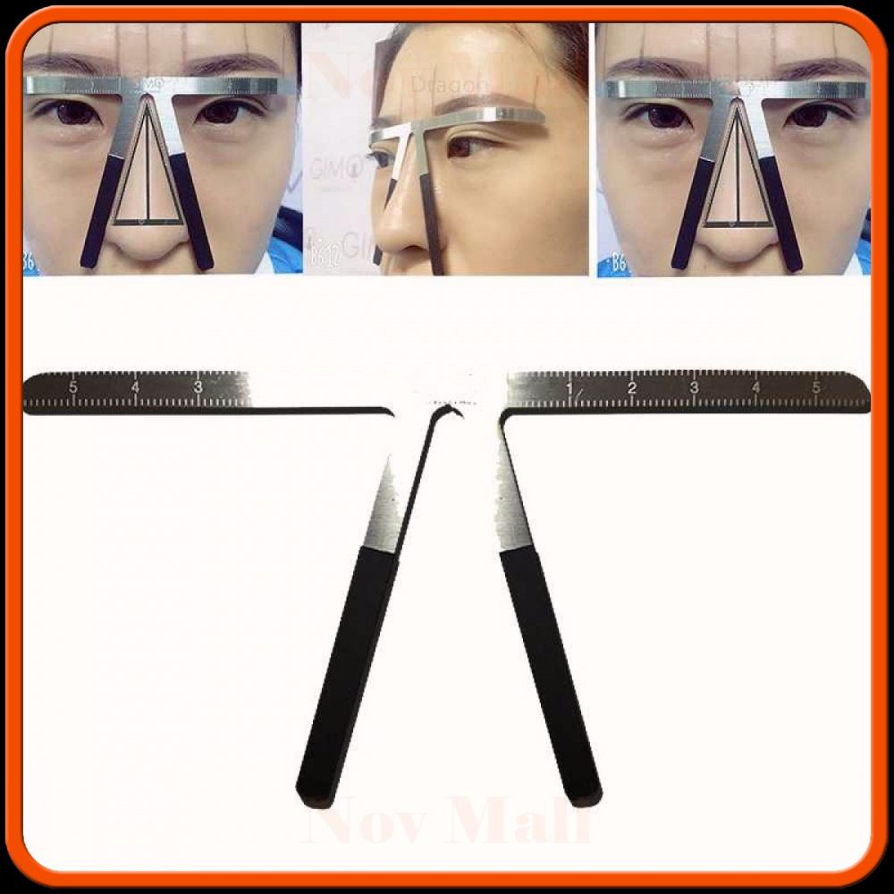 Penggaris Alis Eyebrow Ruler Measure Shaping Tool