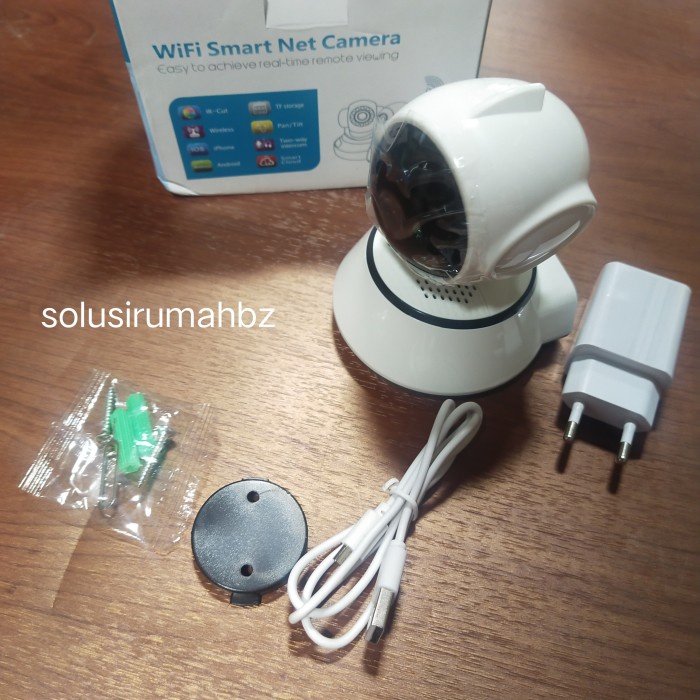 cctv wifi smart 960p max 64gb + adaptor 5v kotak indoor camera 960 5 v