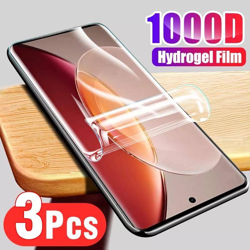 1-3pcs Film Hydrogel Untuk vivo Y02A Y100 Y11 Y55s Y56 Y35 Y78 Plus Pelindung Layar Untuk vivo S17 S17e S17t V27 V27e V29 Pro Lite Film