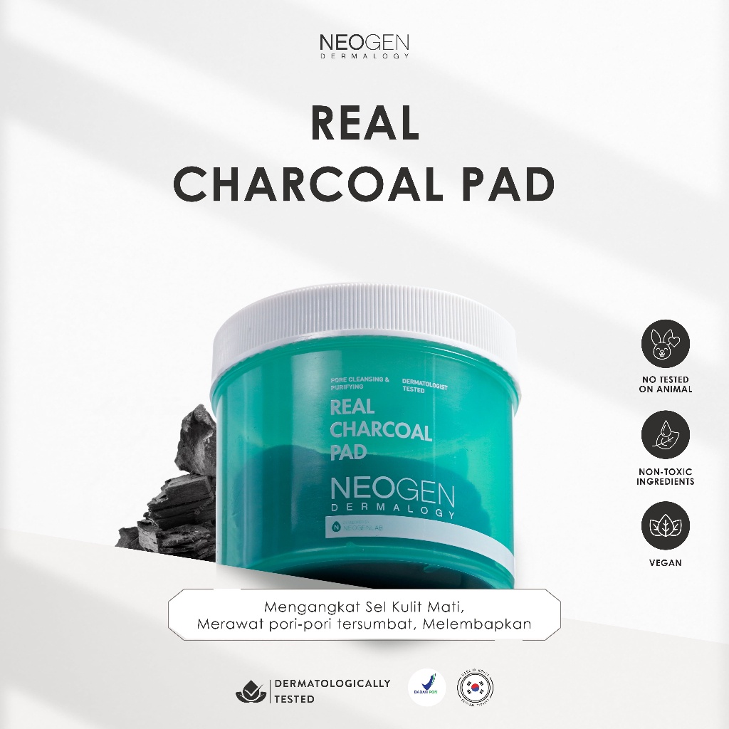 ★ BB ★ Neogen Dermalogy Real Charcoal Pad