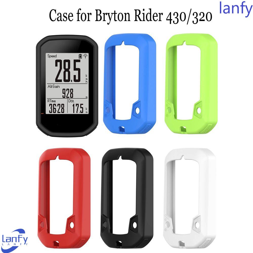 Lanfy Bryton Rider 420case Bersepeda Bagian Tahan Air Film Definisi Tinggi MTB Sepeda Jalan Pelindung Lembut GPS Kulit Shell Sepeda Penutup Komputer