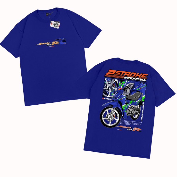 Kaos T Shirt Suzuki Satria 120R 2 Tak LUMBA Kaos Otomotif