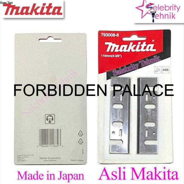 Dijual Mata Serut 110mm Makita Asli Mata Ketam / Suguh / Planer Blade UIL984