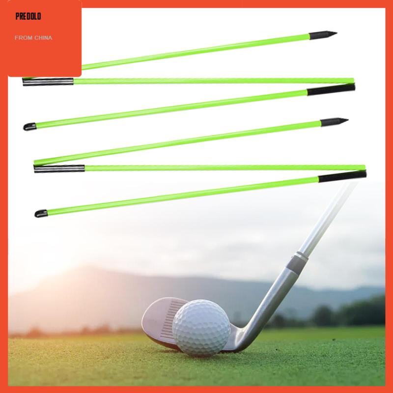 [Predolo] 2x Golf Swing Trainer Collapsible 48inch Alat Bantu Latihan Golf Alignment Sticks