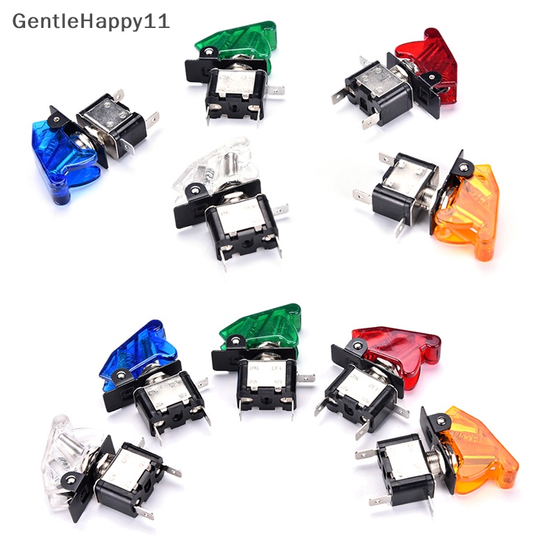 Gentlehappy New Universal 12V 20A Balap Mobil Kendaraan ON/OFF Lampu Rocker Toggle Switch Cover id