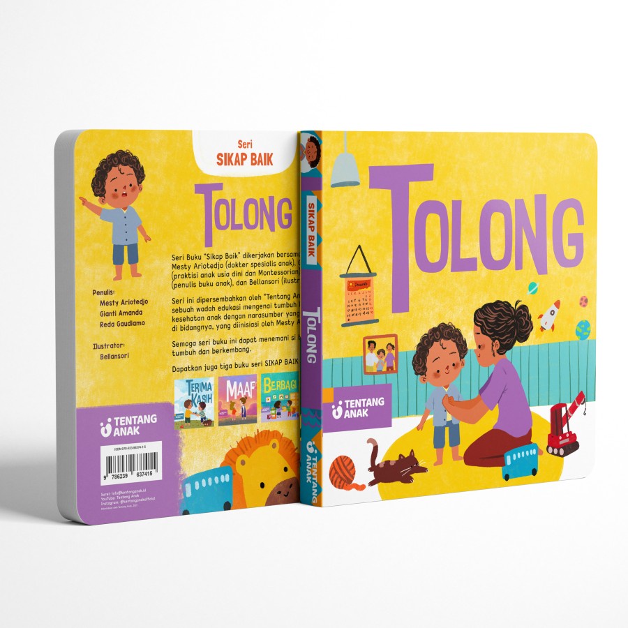 Tentang Anak - Board Book Tolong | Buku Cerita Gambar