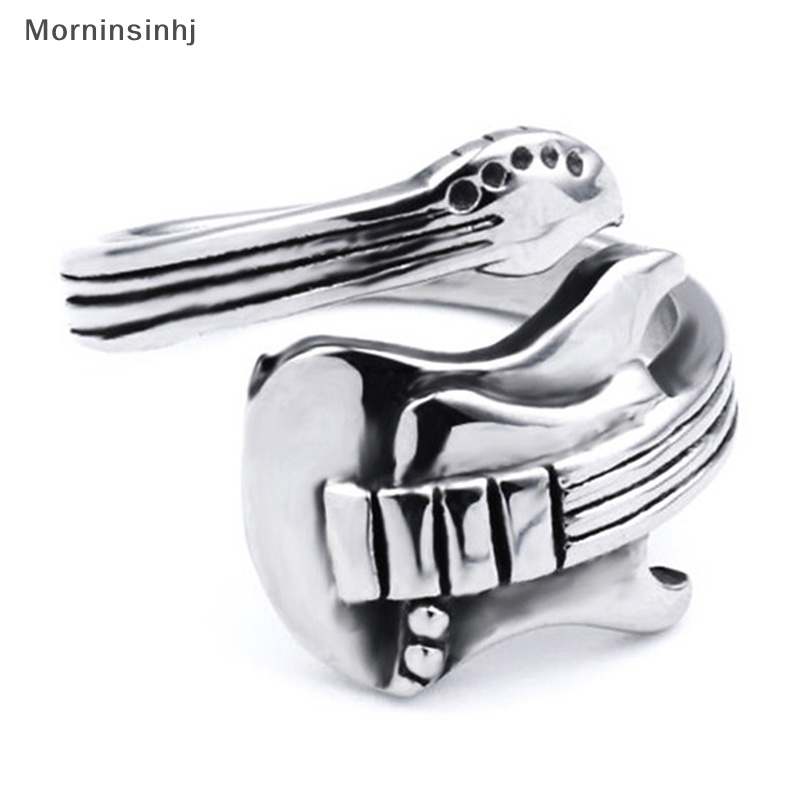 Mornin Fashion Kreatif Rock Hip Hop Retro Cincin Gitar Pria Dan Wanita Pesta Perhiasan Hadiah id