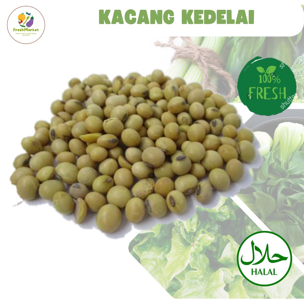 

Kacang Kedelai Segar 1 Kg Freshmarketlampung