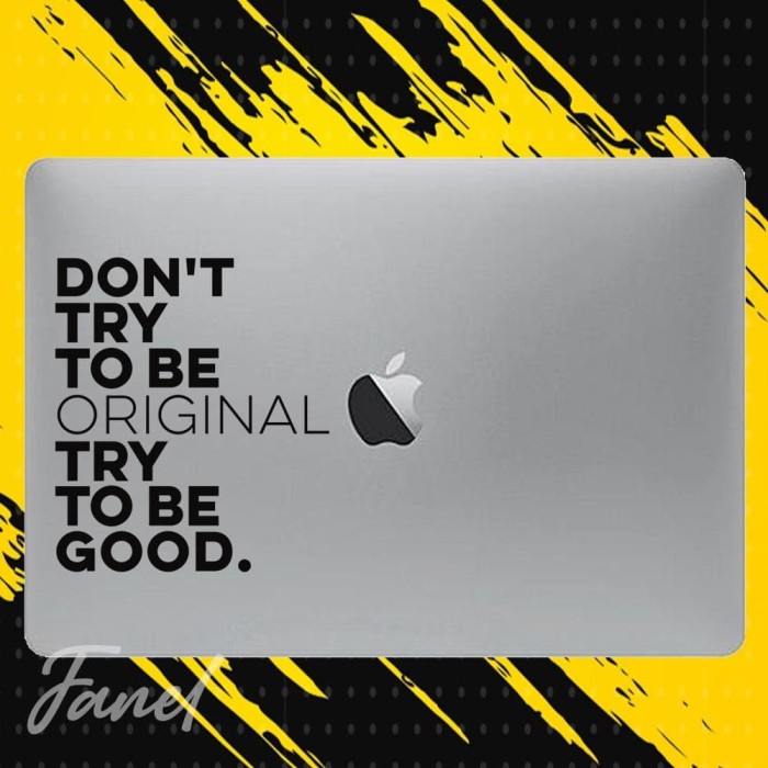 

[PS] stiker Laptop Sticker Cutting Macbook , Mobil - Putih