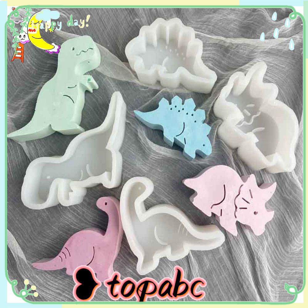 TOP Cetakan Silikon DIY Cetakan Coklat Bentuk Dinosaurus Hewan 3D