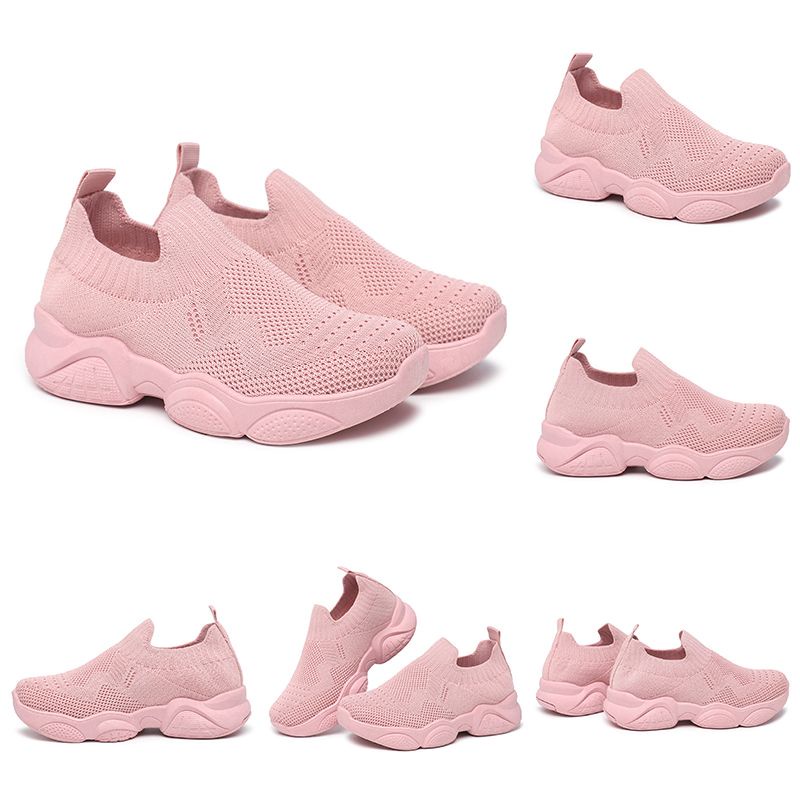 [GROSIR][COD] SEVEN_DAY SEPATU RAJUT SLIP ON ANAK-ANAK UNTUK USIA 2-9 TAHUN / BOY &amp; GIRL PINK WM2318