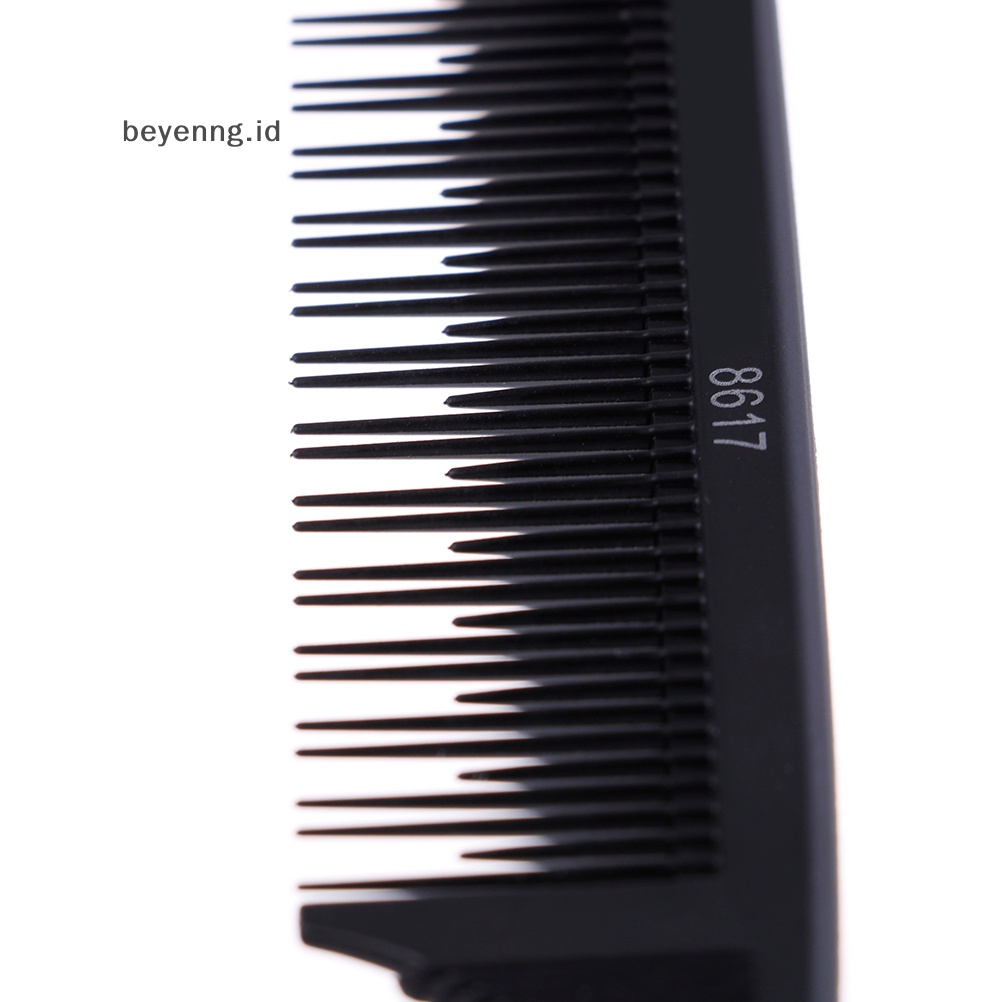 Beyen Sisir Ekor Rambut Profesional Salon Potong Sisir Styling Stainless Steel Berduri ID