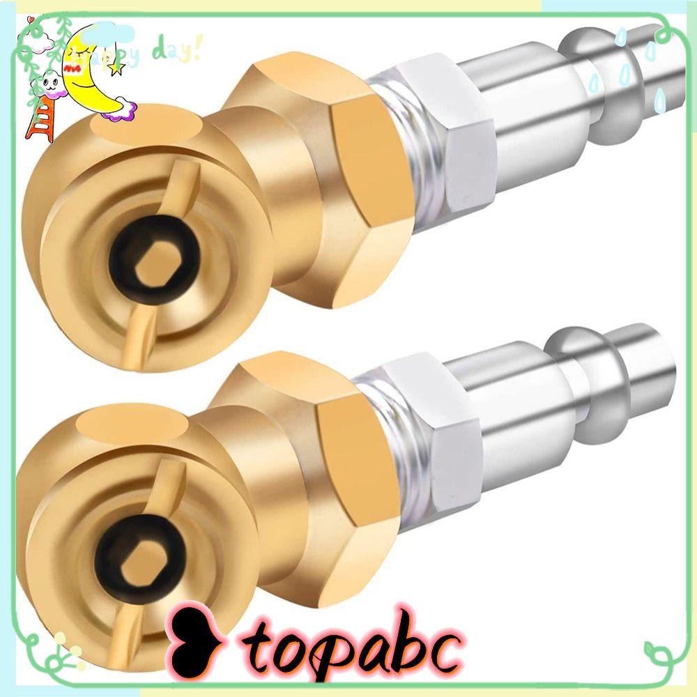 TOP 2pack Ball Inflator1/4&quot; Sambungan Aksesoris Nozzle Kompresor