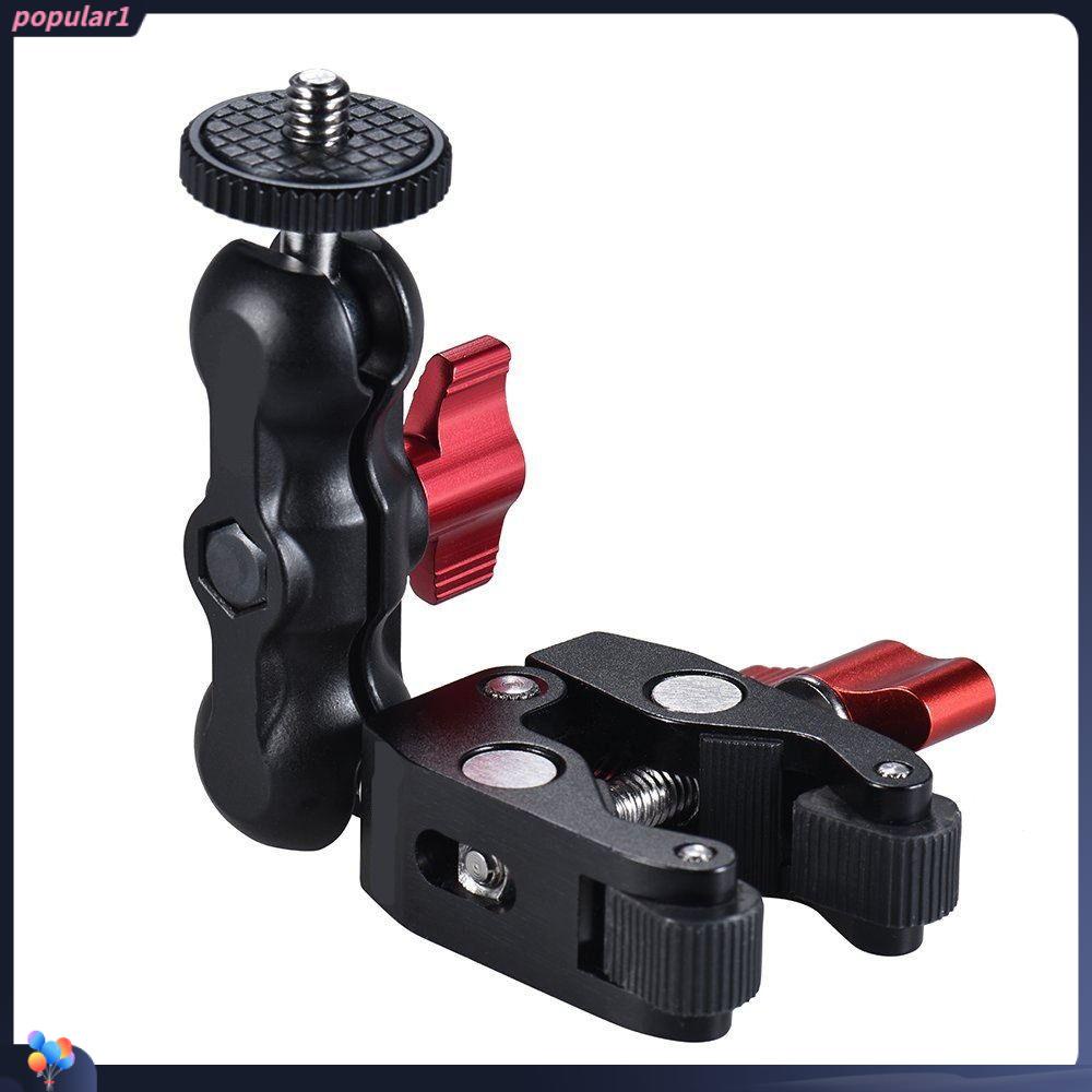 POPULAR Populer Articulated Arm Claw Adjustable Penjepit Kamera C-Clamp Arm Clamp