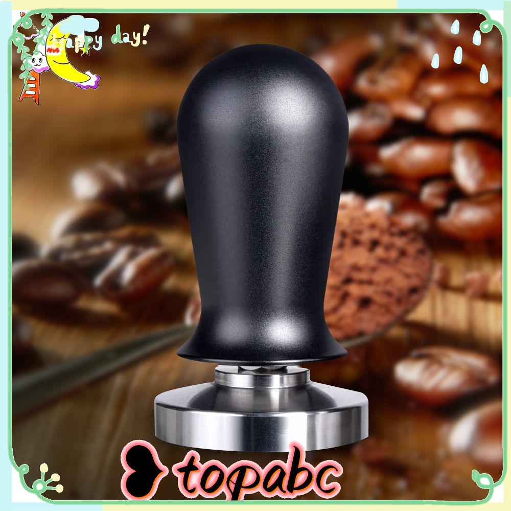 TOP Alat Kopi Espresso Tamper Kaliberasi Hand Tamper Stainless Steel Flat Base Coffee Tamper