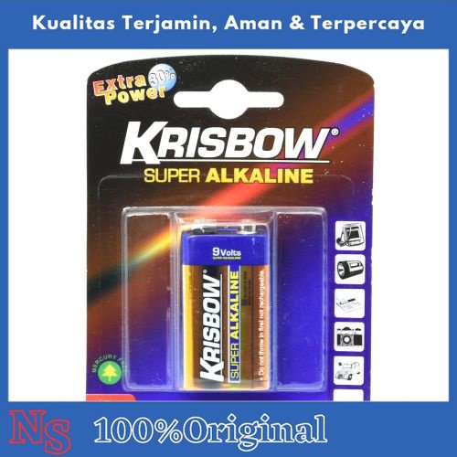 Ace - Krisbow Baterai Alkaline 9v