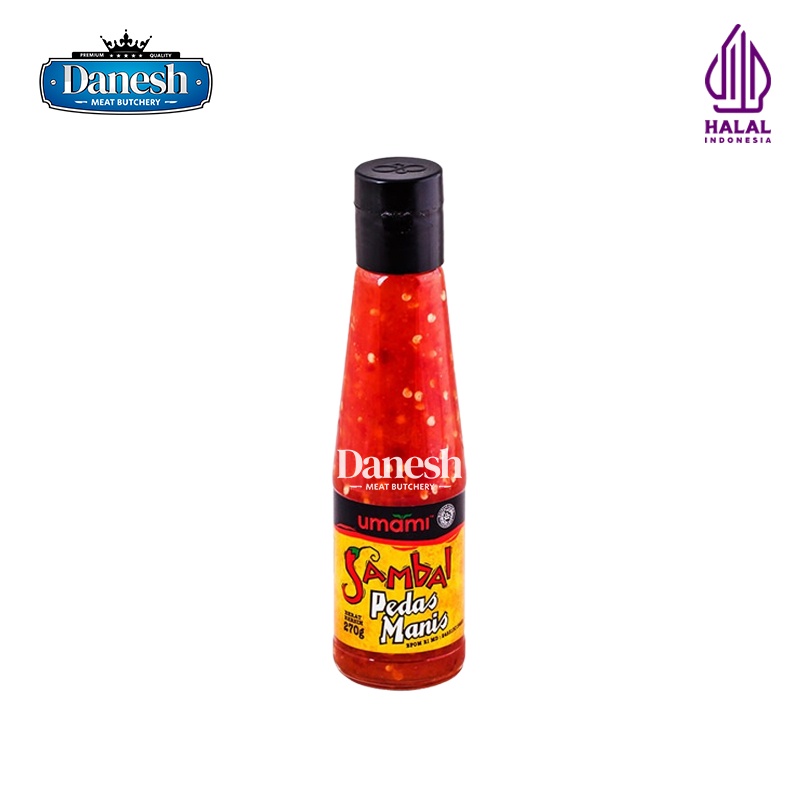 

UMIAMI Sambal Pedas Manis 270gr Sambal Serbaguna
