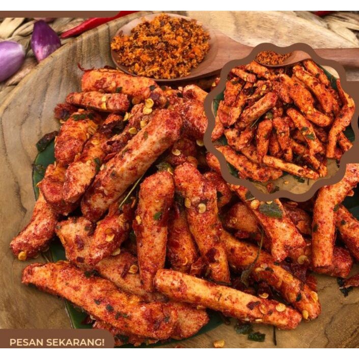 

(TERMURAH) 1 KG BASRENG EXTRA DAUN JERUK PEDAS / ASLI MURAH HALAL BPOM