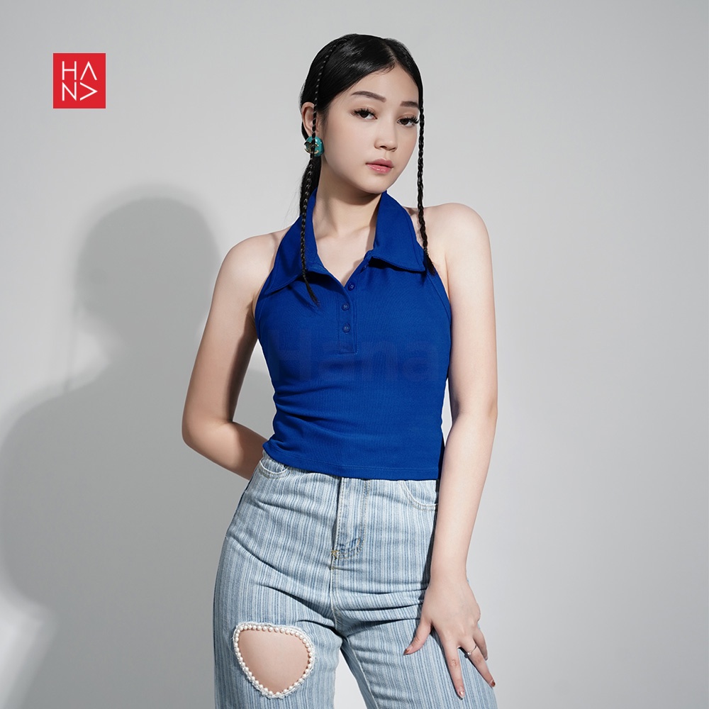Hana Fashion JKT - Melody Rib Tank Top Wanita - TT434