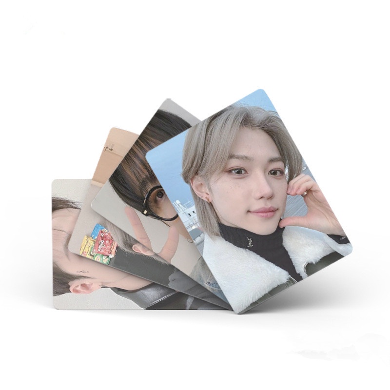 50pcs /box STRAY KIDS Photocards Album Kartu Laser Straykids Kpop Postcards
