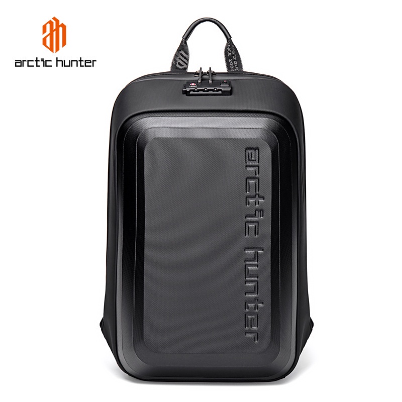 AKN88 - ARCTIC HUNTER B00451 Tas Ransel Laptop Travel Hard Shell TSA Lock