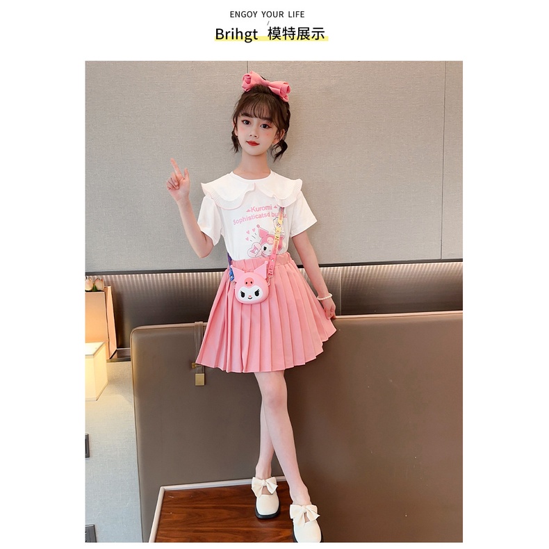 SETELAN SET BAJU ROK KUROMI IMPOR ANAK GADIS