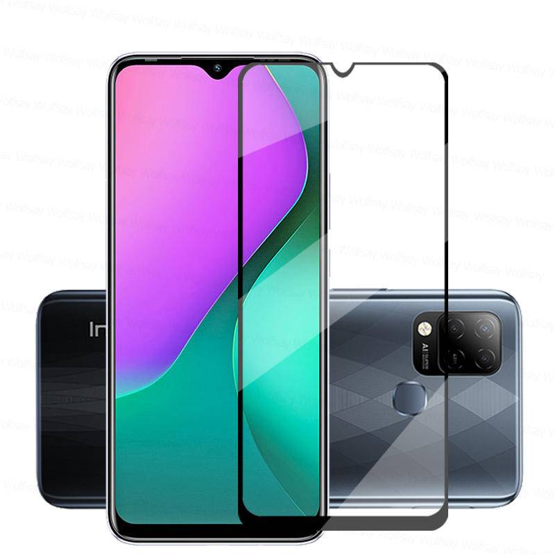 2.5d Full Lem Kaca Untuk Infinix Note7 Lite 30 12 VlP 11i 8 8i Pelindung Layar Tempered Glass Untuk Infinix Note30 12 11 10 Pro 30i 12i 11s Film Pelindung