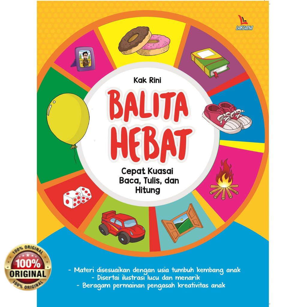 Buku Balita Hebat Cepat Baca Tulis dan Hitung - LAKSANA
