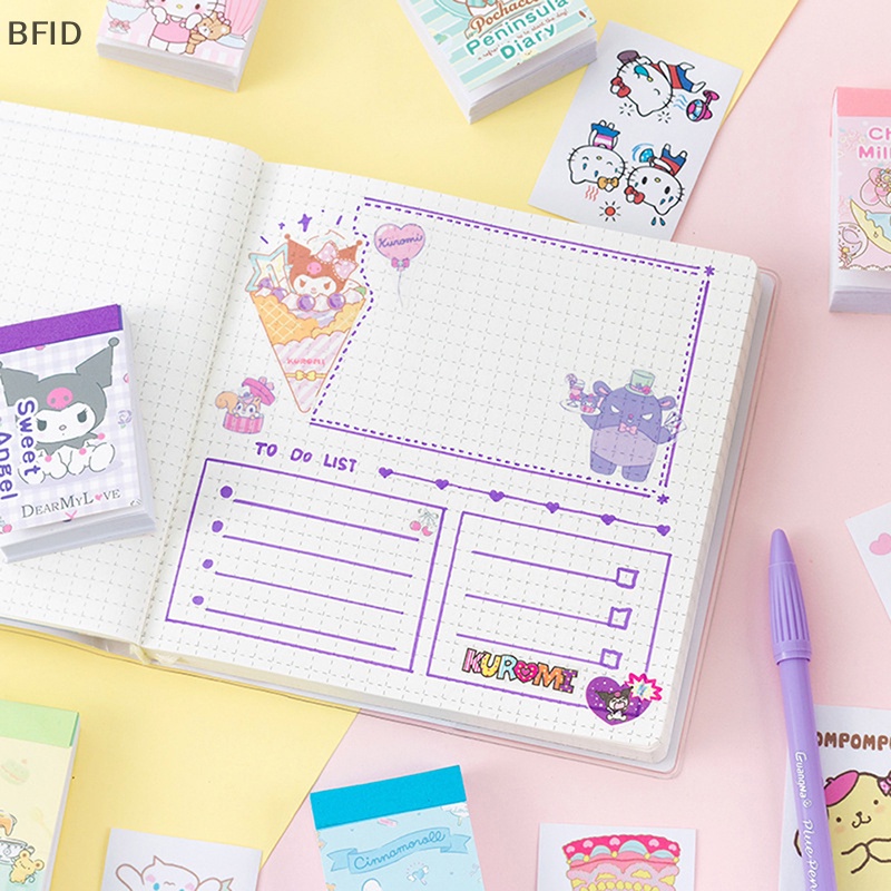 [BFID] Kartun Stiker Ins Buku Kacang Kulomi Gadis Diary Buku Pegangan Dekorasi DIY Tempel Sendiri Lucu Kreatif Stiker Set [ID]