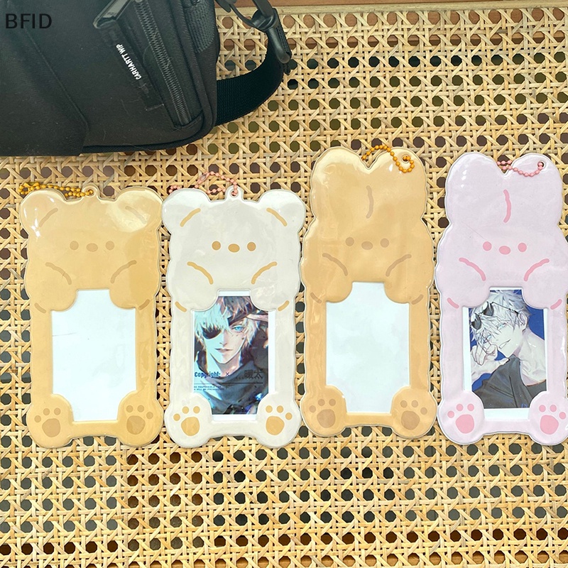 [BFID] Tempat Photocard Kartun Beruang Kucing Kelinci Kpop Idol Photo Sleeves Pelindung Case [ID]